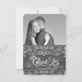 Krita Cute Hjärtan Typografi Tack Kort