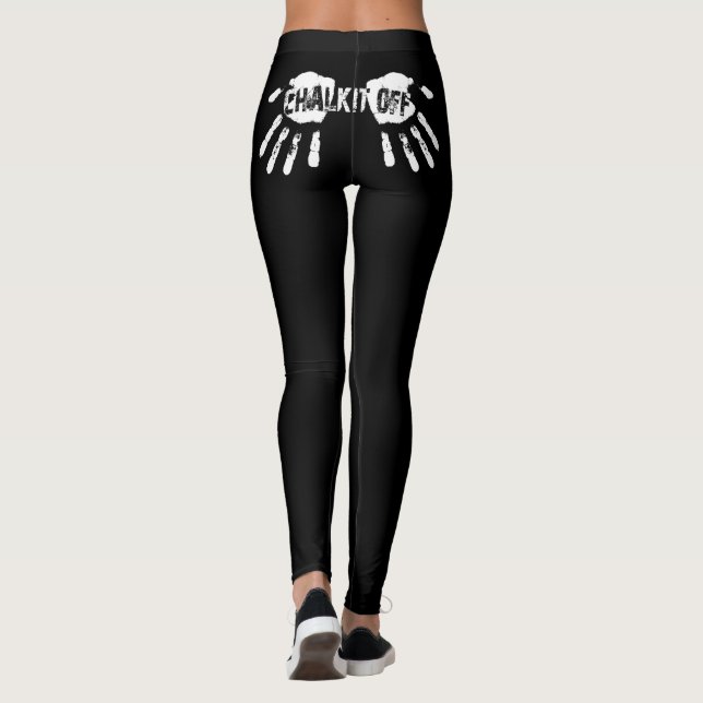 Krita det av - Handprint damasker Leggings (Baksida)