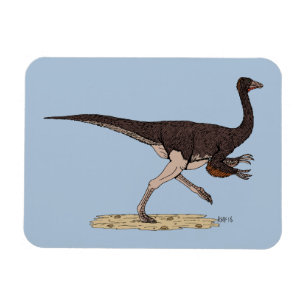 Krita dinosaurien Ornithomimus Magnet