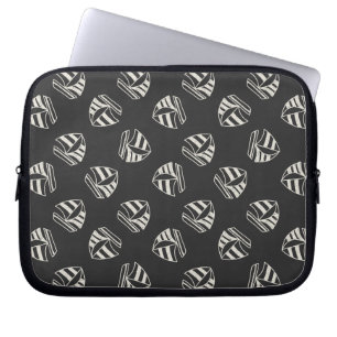 Krita dragit segelbåtmönster laptop fodral
