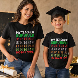 Krita Flerfärgad 100 Dagar Skola Barn & Te T Shirt