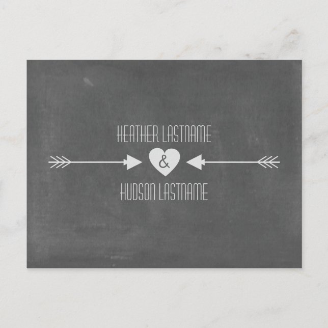 Krita Inspirerade Pilar Spara Datum - Vit Meddelande Vykort (Framsida)