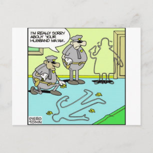 Krita Kontur Roliga Polispresenter & Samlarobjekt Vykort