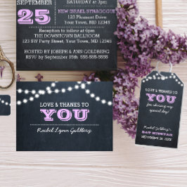 Krita Lila Ljus Bat Mitzvah Tack Presentetikett