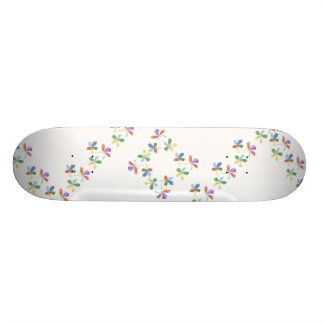 Krita-något liknande blommor skateboard bräda 19,5 cm