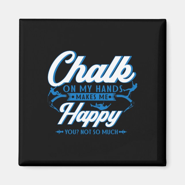 Krita på mina händer gör mig glad, du inte så myck magnet (Framsidan)