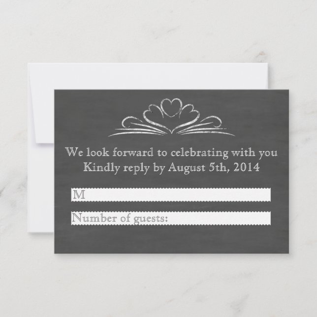 Krita RSVP för sprit, mat och dåliga danssteg Inbjudningar (Framsida)