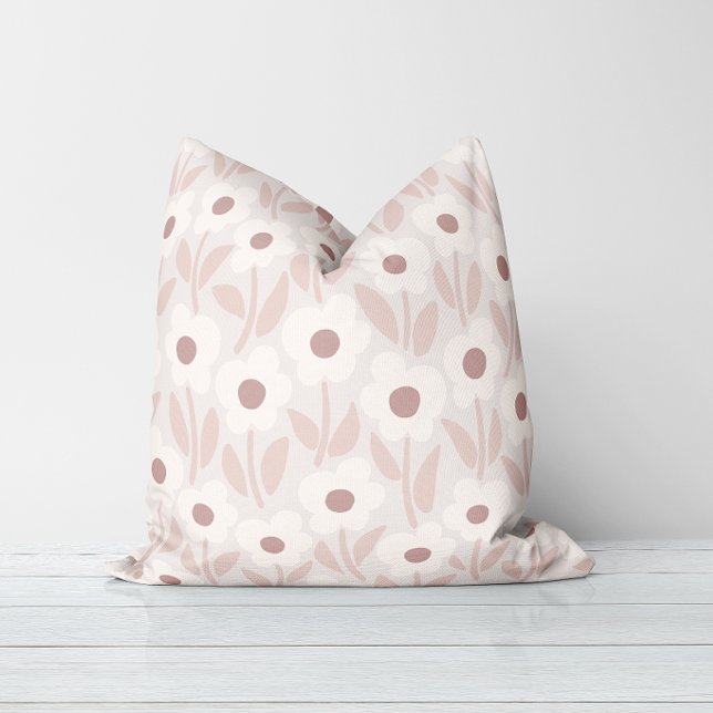 Krita Trädgård Mjuk Romantisk Rosa Kudde (Skapare uppladdad)