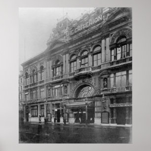 Kriteriet Restaurang och Theatre, 1902 Poster