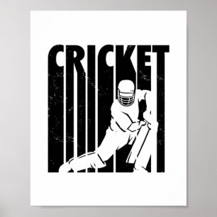 Kritiker Cricket Sports Team Coach Gift Ideas Poster