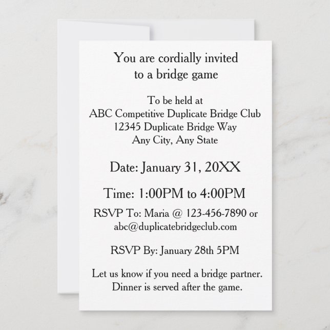 Kritisera aldrig din partner under uppspelningsbry inbjudningar (Baksida)