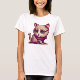 Kritisk katt Vibes Kvinnor T Shirt