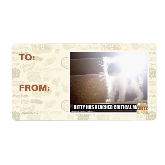 Kritisk massa Kattunge Fraktsedel (Framsidan)