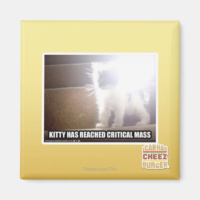Kritisk massa Kattunge Magnet (Framsidan)