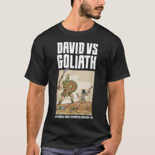Kritisk Slå, funny RPG Joke Meme DM David Goliath T Shirt