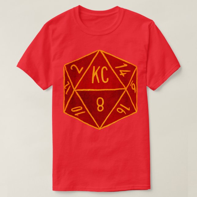 Kritisk Slå Red Guld T Shirt (Design framsida)
