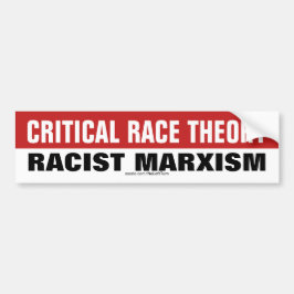 Kritisk Tävling-teori är rasistisk marxism Bildekal