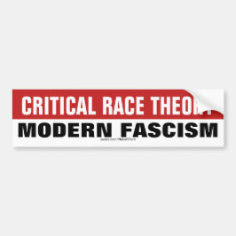 Kritisk teori om Tävling är modern fascism Bildekal