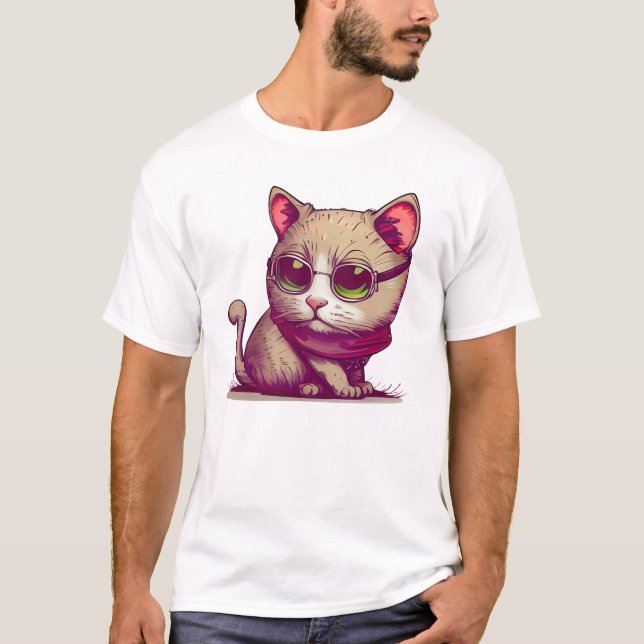 Kritiska kattvibes t shirt (Framsida)