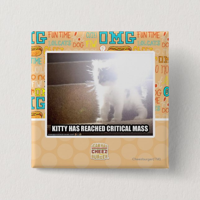 Kritiskt samlas kattunge knapp (Framsida)