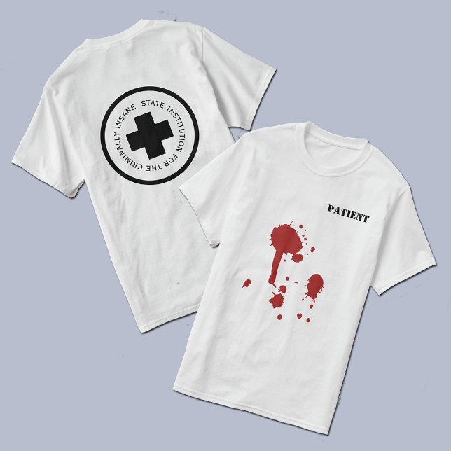 Kritiskt sinnessjuk patientblodig t shirt (Skapare uppladdad)