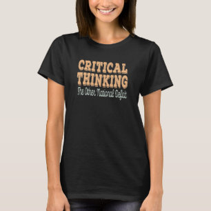 Kritiskt tänkande (det andra nationella underskot t shirt