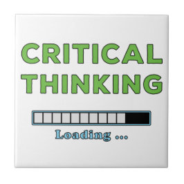 Kritiskt tänkande kakelplatta