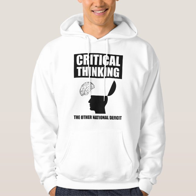Kritiskt tänkande om det andra nationella undersko hoodie (Framsida)