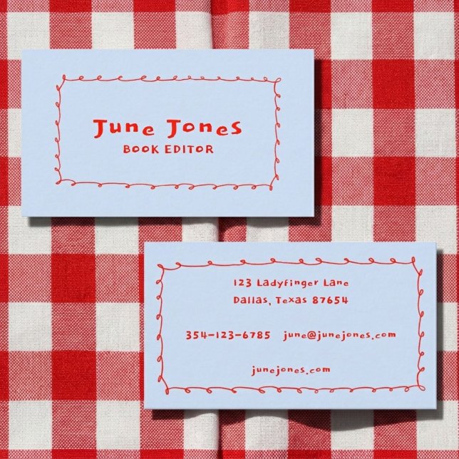 Kritklottrade penningslingor Kladder Handgjorda Ny Visitkort (Scribbled Pencil Loops Doodle Handmade Whimsical Business Card
)