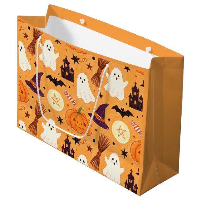 Kritor Barn Teckna Whimsical Halloween (Framsidan Vinklad)
