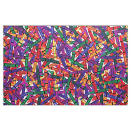 Kritor Kids Crayon Colorful Fabric Tyg