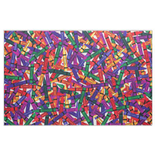 Kritor Kids Crayon Colorful Fabric Tyg