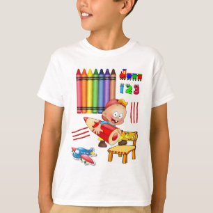 Kritor Numbers Colorful Boys T-shirt