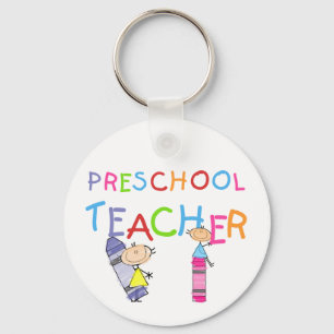 Kritor Preschool Teacher Tshirts och Gifts Nyckelring