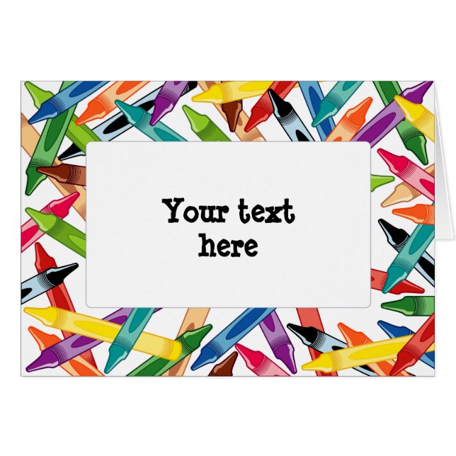 Kritor Ram Hälsningskort (Framsidan Horizontal)