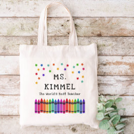 Kritor & Stars World's Best Teacher Appreciation Tygkasse