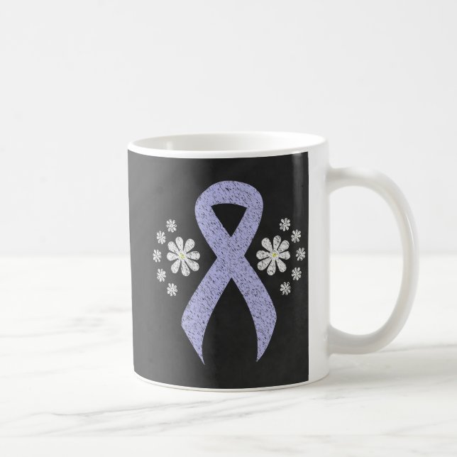 Kritpanelens periwinkle-menyfliksområde kaffemugg (Höger)
