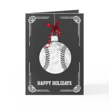 kritskrifts baseballspelare julkort