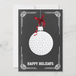 kritskriftsgolfguldkort för jul julkort
