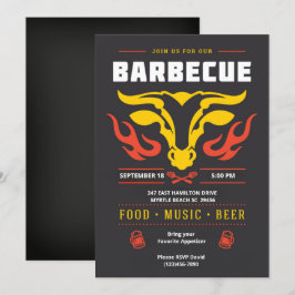 Krittavla BBQ Grill  Utflykt  Sommar  Fest Inbjudningar