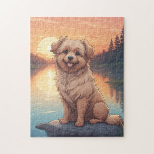 Kritzel hund pussel