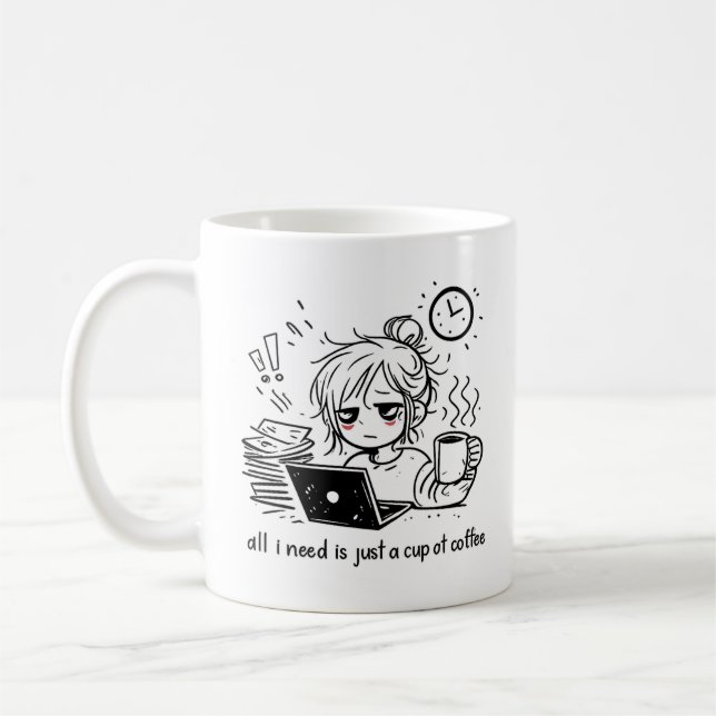 Kritzel  kaffemugg (Vänster)