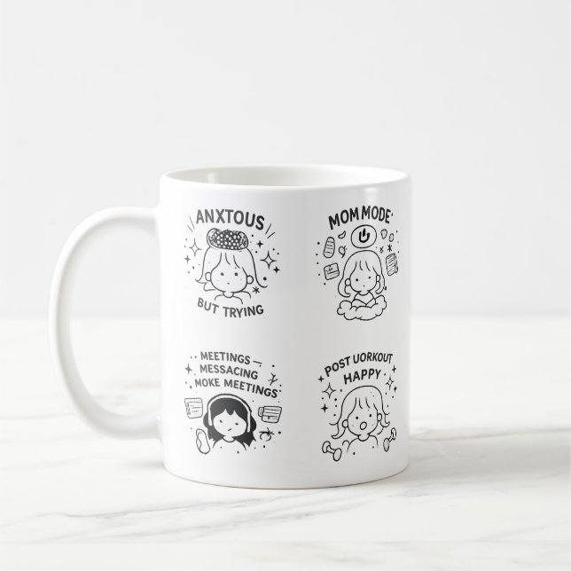 Kritzel  kaffemugg (Vänster)