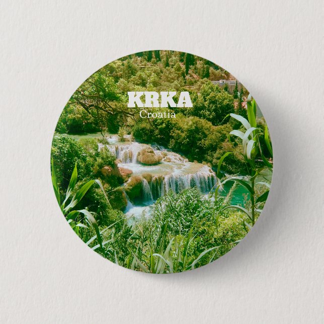 Krka nationalpark knapp (Framsida)