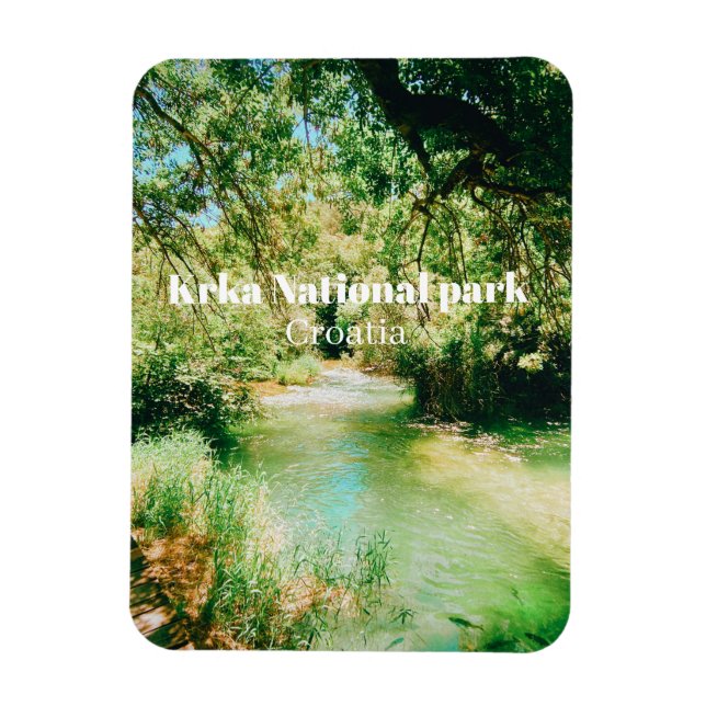 Krka nationalpark, Kroatien Magnet (Vertikal)