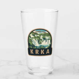 Krka nationalpark Kroatien Travel Art Glaskopp