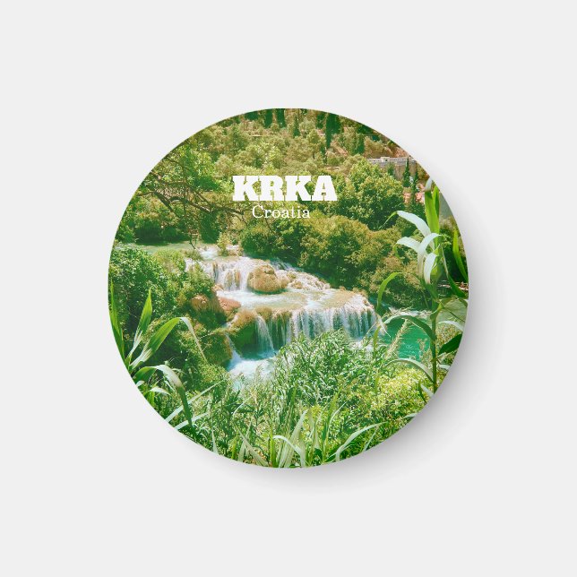 Krka nationalpark magnet (Framsidan)