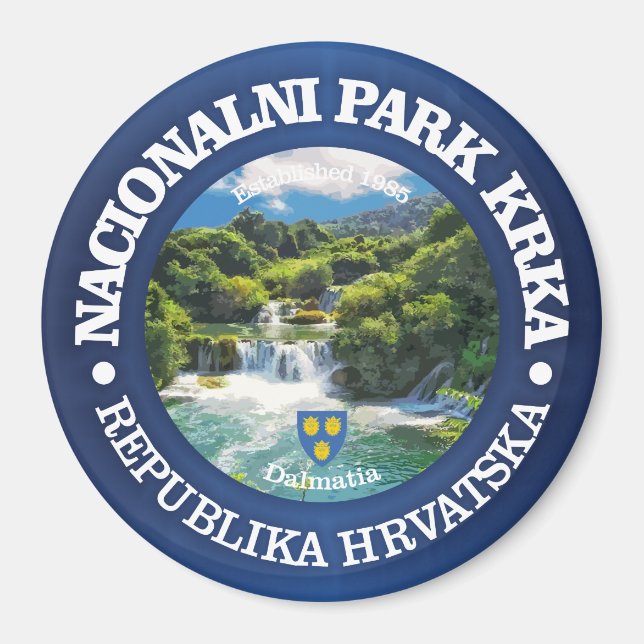 Krka NP Magnet (Framsidan)