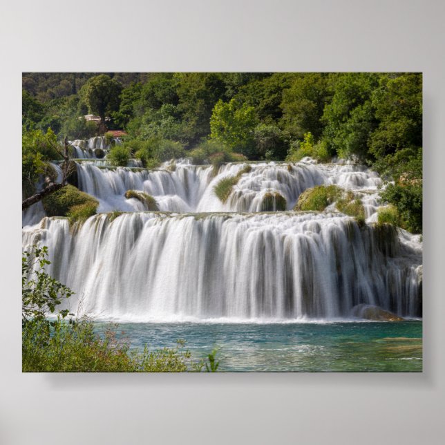 Krka vattenfall poster (Framsidan)