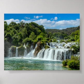 Krka vattenfall poster